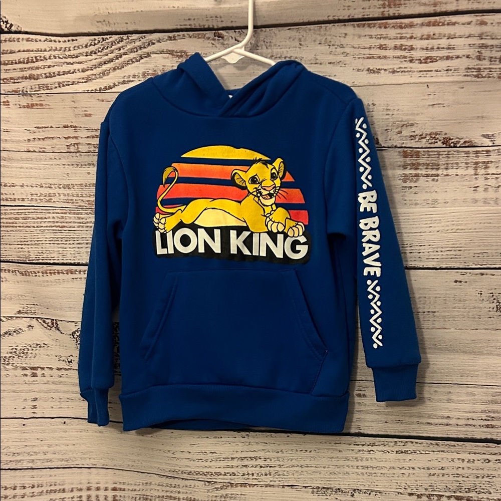 Kids Disney Lion King Blue Hoodie size 5t
